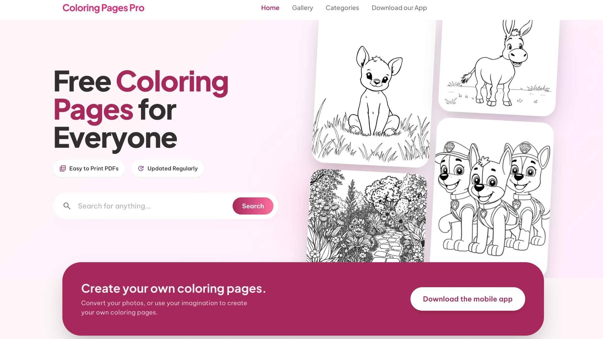 Coloring Pages Pro