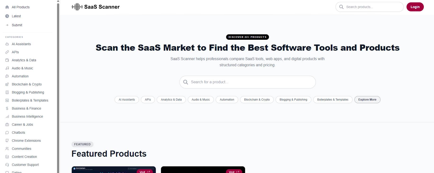 SaaS Scanner